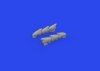 Eduard 648917 Hurricane Mk. II exhaust rounded PRINT Arma Hobby 1/48